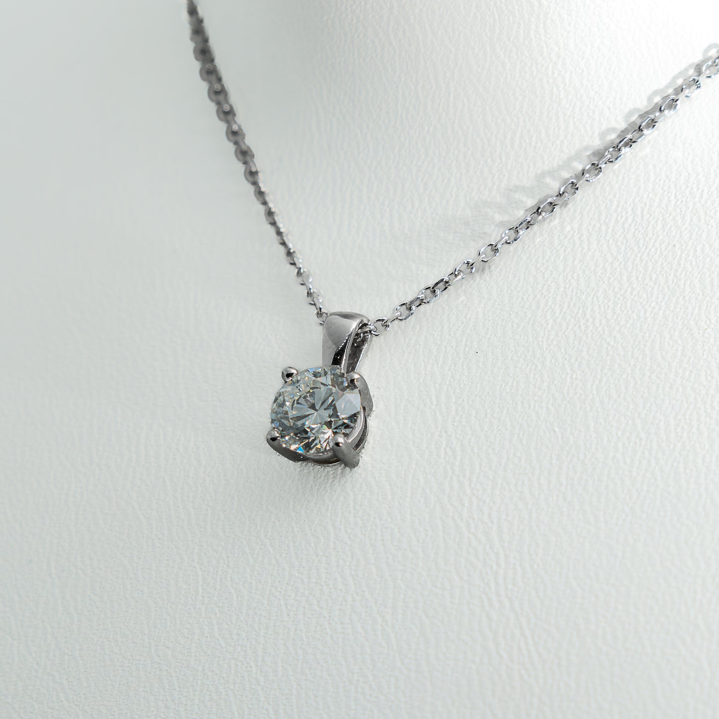 1ct Lab-Grown Diamond Pendant | Platinum