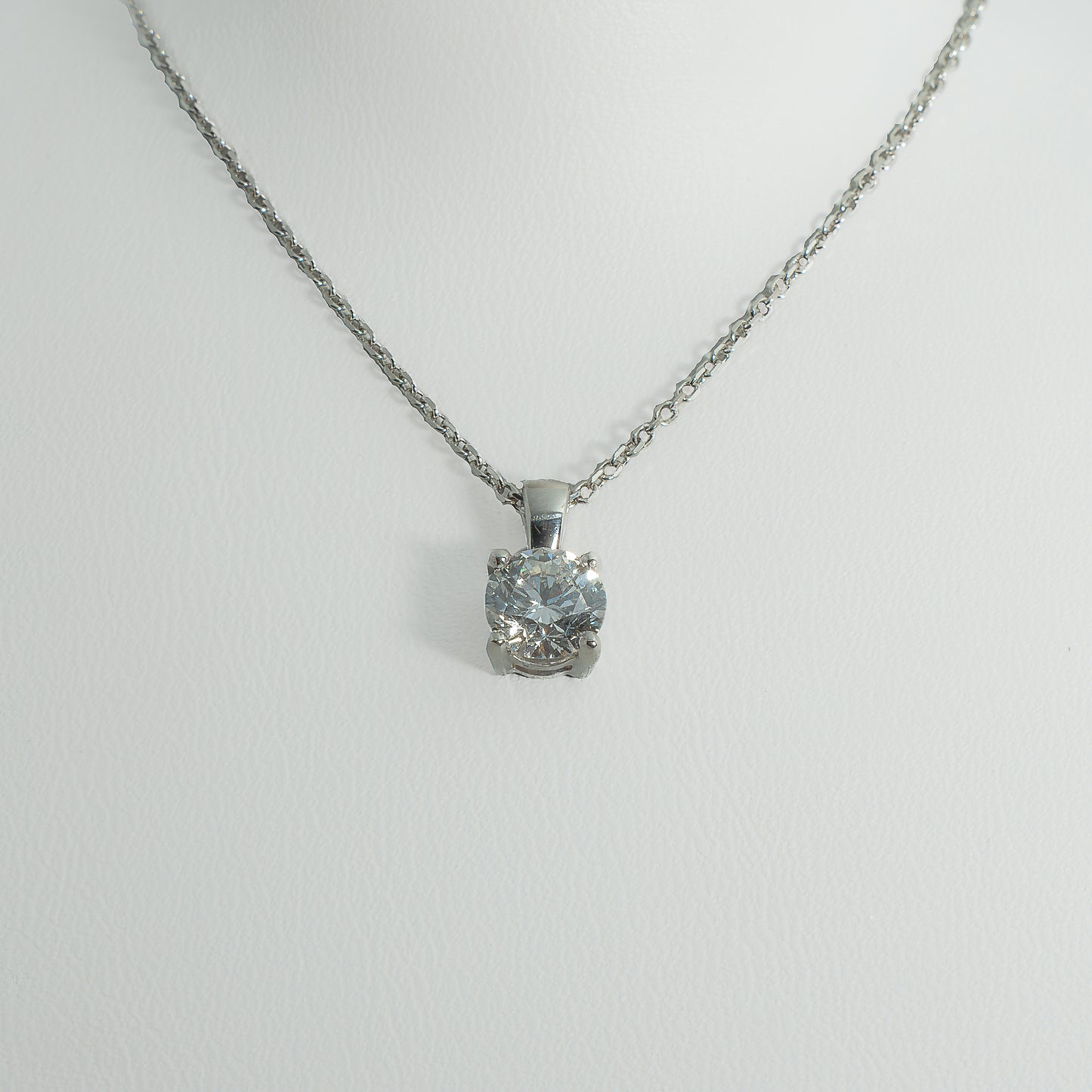 1ct Lab-Grown Diamond Pendant | Platinum