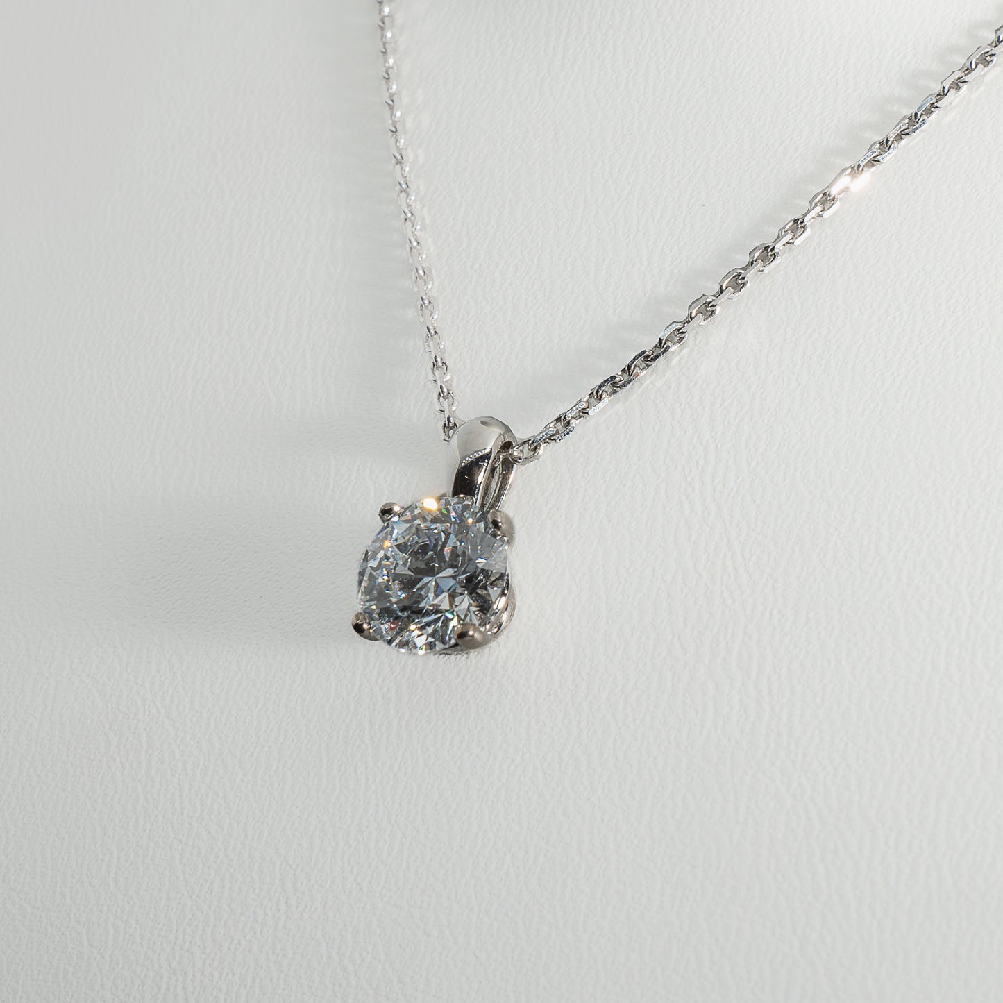 2ct Lab-Grown Diamond Pendant | Platinum