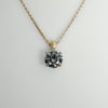 2ct Lab-Grown Diamond Pendant | 18k Yellow Gold