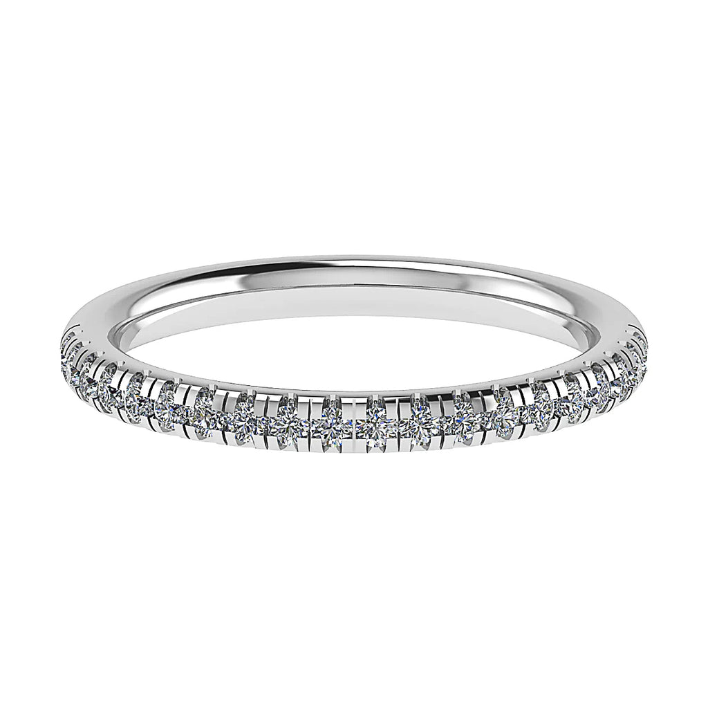 2mm Premium Micro Claw 50% - Lab-grown Diamond | 18k White Gold