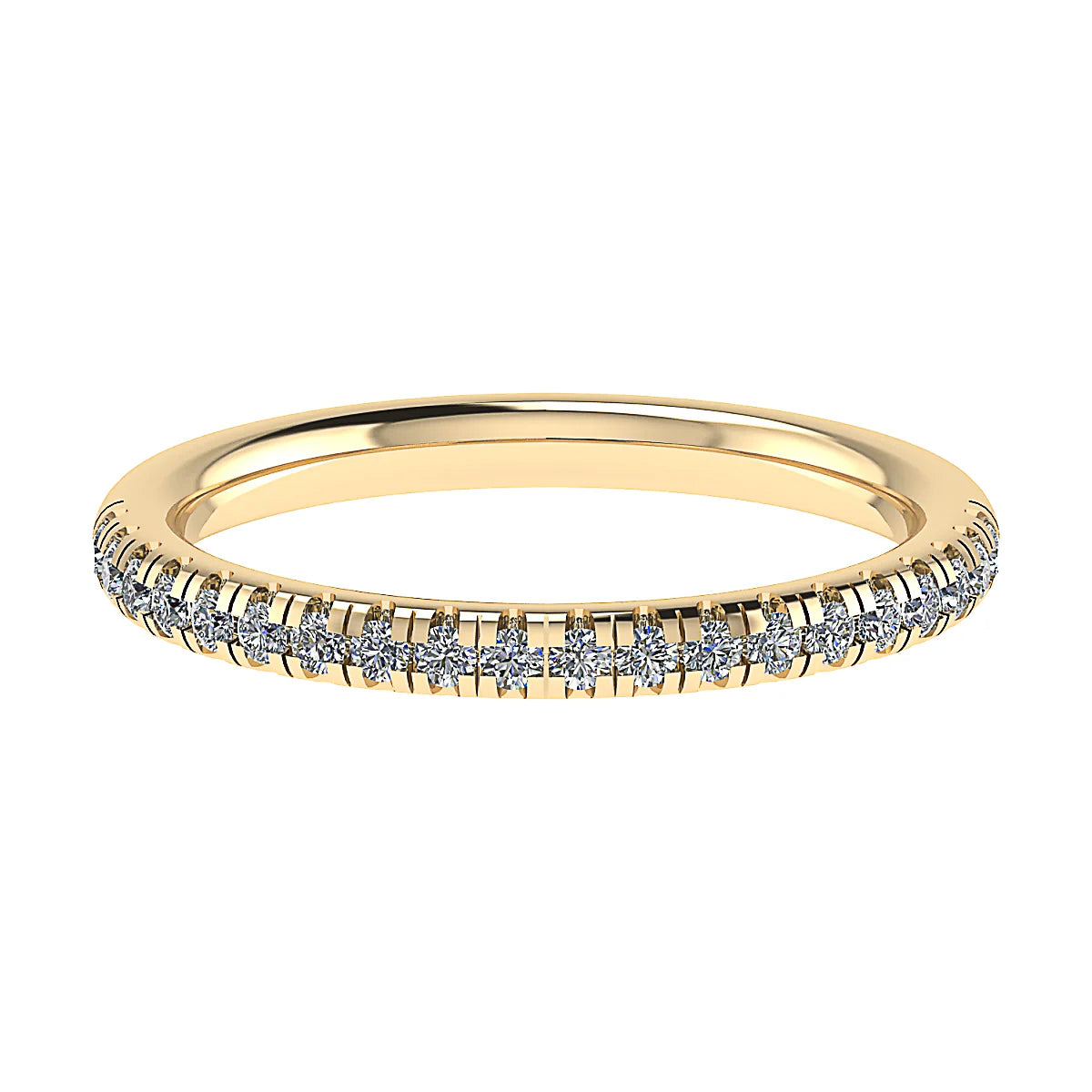 2mm Premium Micro Claw 50% - Lab-grown Diamond | 18k Yellow Gold