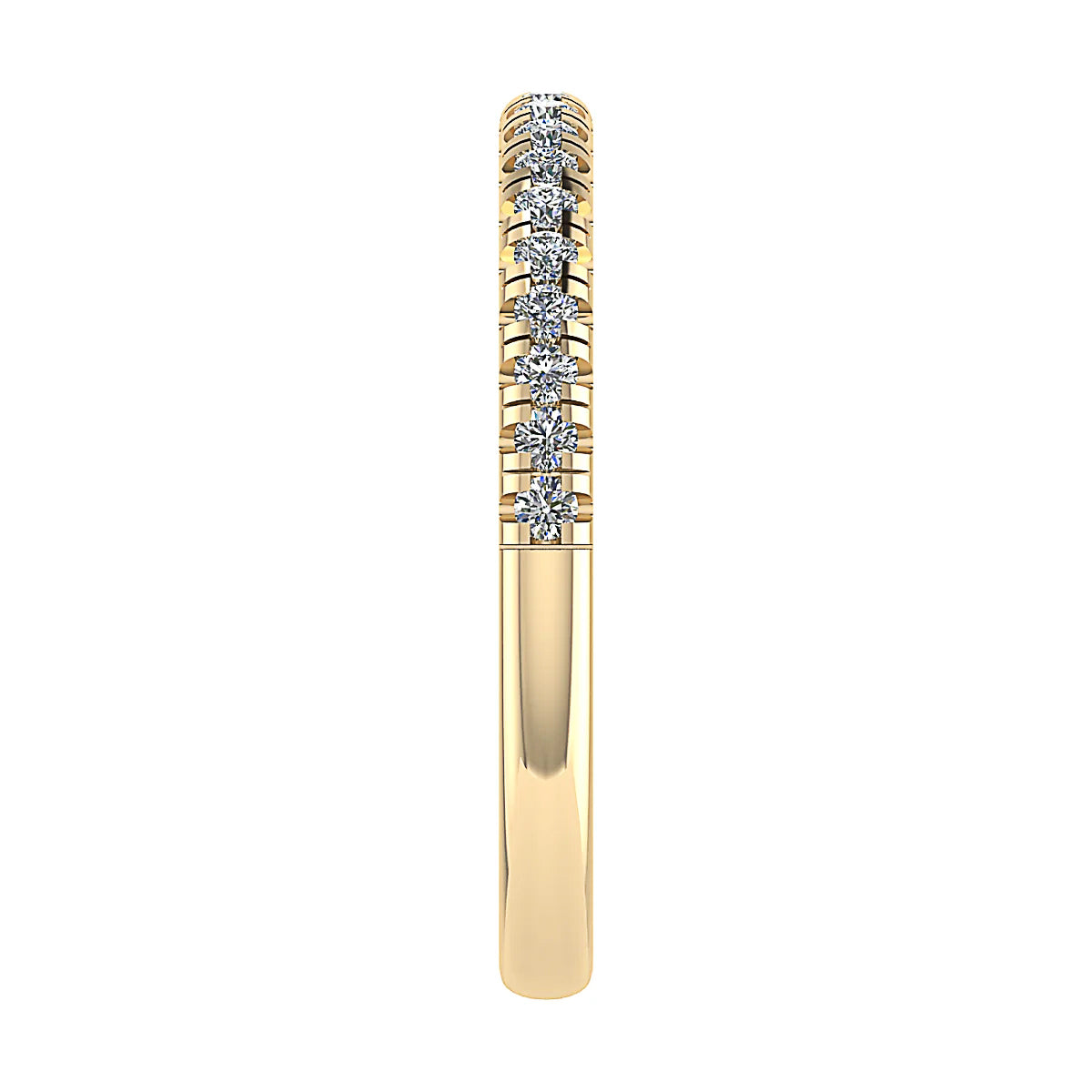 2mm Premium Micro Claw 50% - Lab-grown Diamond | 18k Yellow Gold