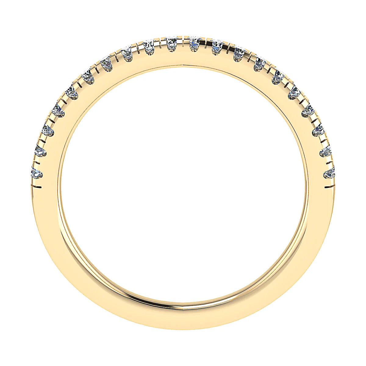 2mm Premium Micro Claw 50% - Lab-grown Diamond | 18k Yellow Gold