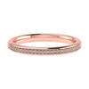 2mm Premium Grain Set 50% - Lab-grown Diamond | 18K Rose Gold