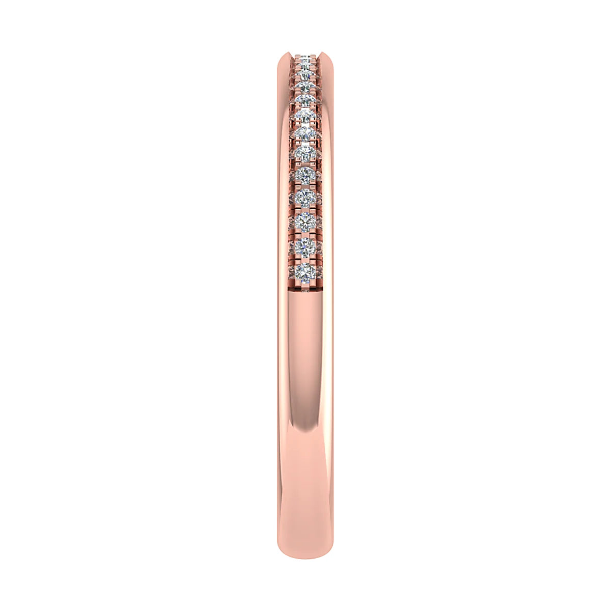 2mm Premium Grain Set 50% - Lab-grown Diamond | 18K Rose Gold