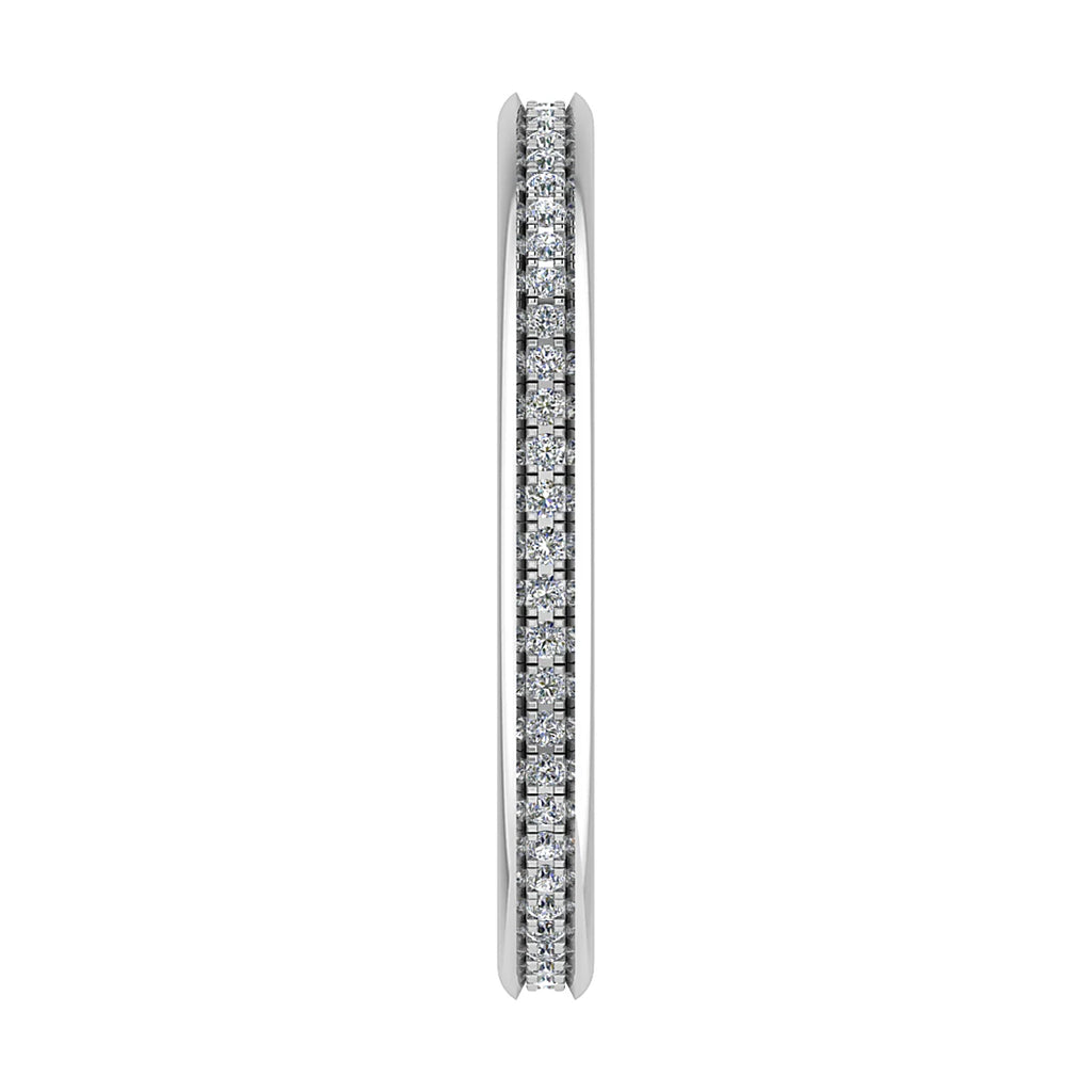 2mm Premium Grain Set 100% - Lab-grown Diamond | Platinum