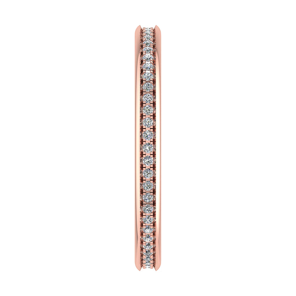 2mm Premium Grain Set 100% - Lab-grown Diamond | 18K Rose Gold