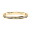 2mm Premium Grain Set 100% - Lab-grown Diamond | 18K Yellow Gold